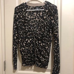 Pacsun Nollie Leopard Print Cardigan
